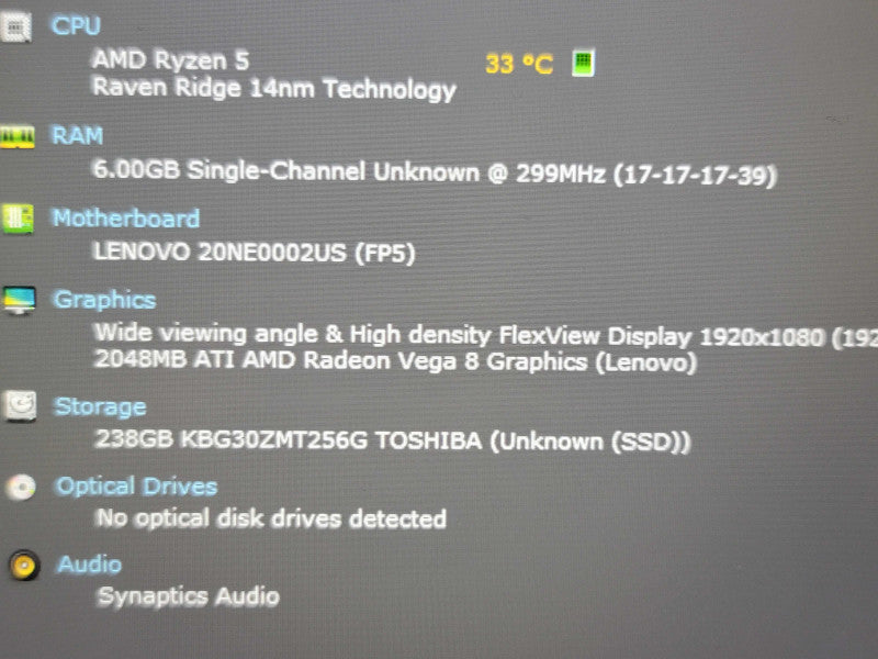Lenovo ThinkPad E495 Ryzen 5 3500u 8GB DDR4 256GB SSD READ  β BudLap