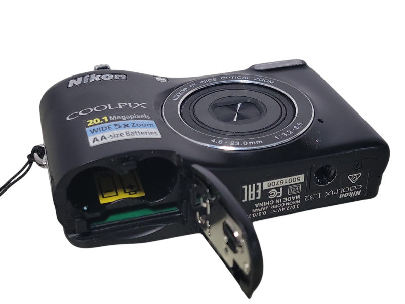 Nikon COOLPIX L32 20.1MP Digital Camera, No SD Card _