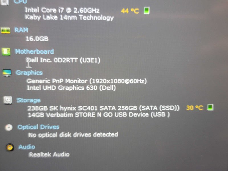 Dell Latitude 5401 i7 9850H 16GB DDR4 256GB SSD TOUCH!  β Lap200