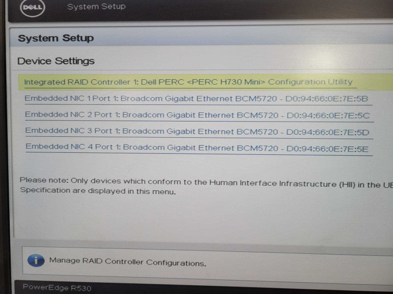 Dell PE R530 8x3.5", 2x Xeon E5-2620 v4 2.10GHz, 128GB DDR4, H730 Mini !