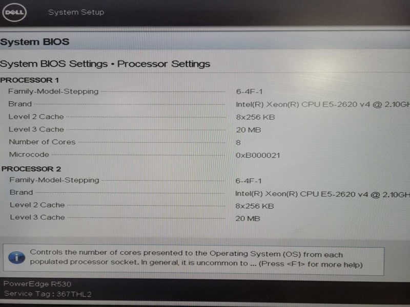 Dell PE R530 8x3.5", 2x Xeon E5-2620 v4 2.10GHz, 128GB DDR4, H730 Mini !