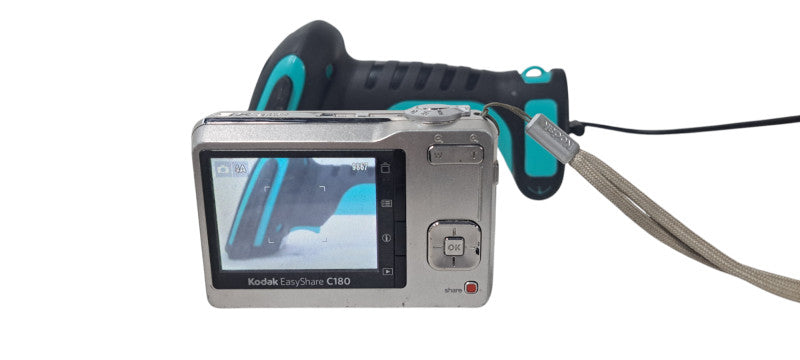 Kodak EasyShare C180 Red Digital Camera Tested Working 10.2 MP