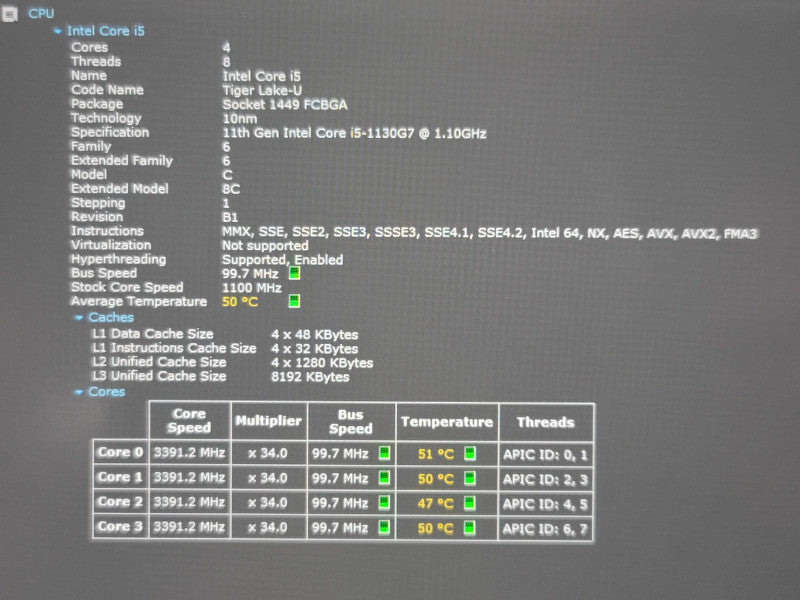 Lenovo ThinkPad X1 Nano i5-1130G7 16GB RAM 256GB SSD 2K Display !  β Lap200