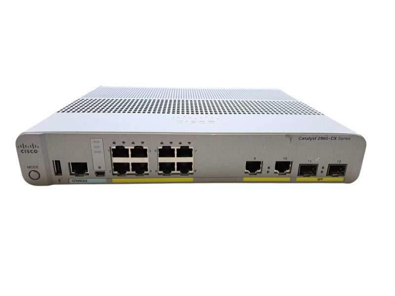 Cisco WS-C2960CX-8TC-L V01 | 8-Port Gigabit Managed Silent Switch w/ 2x SFP
