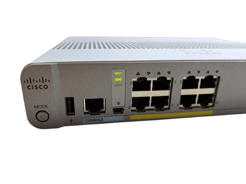 Cisco WS-C2960CX-8TC-L V01 | 8-Port Gigabit Managed Silent Switch w/ 2x SFP