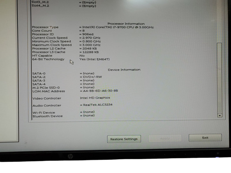 Dell OptiPlex 7070 SFF I7-9700 @3.00GHz 16GB Ram No HDD [Read] Q