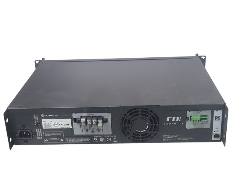 Crown CDi 1000 1200 Watt 2-Channel Professional Power Amplifier READ _