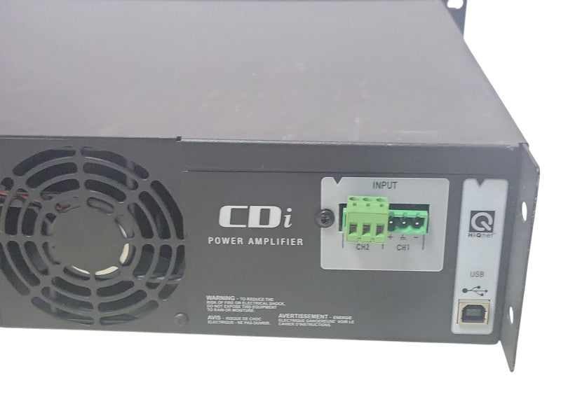 Crown CDi 1000 1200 Watt 2-Channel Professional Power Amplifier READ _