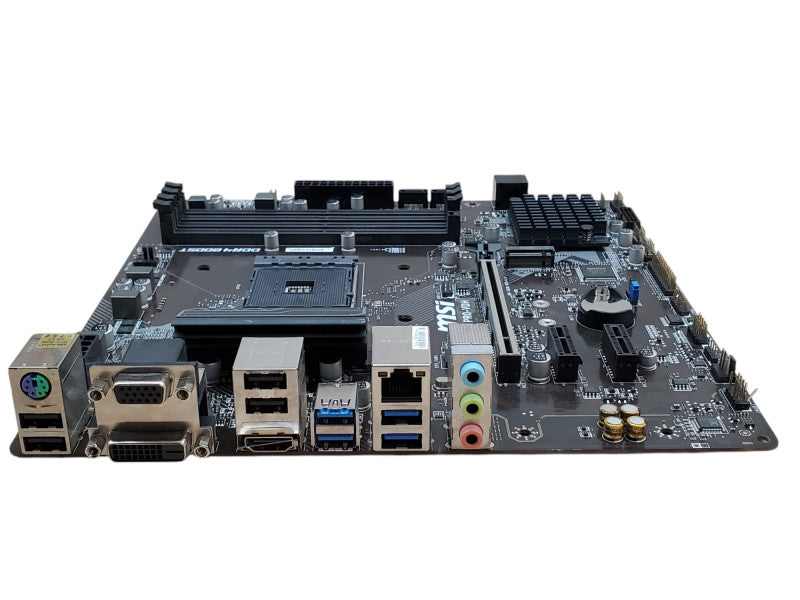 MSI B450M PRO-VDH Motherboard AM4 No I/O Shield - No CPU / No RAM *READ*