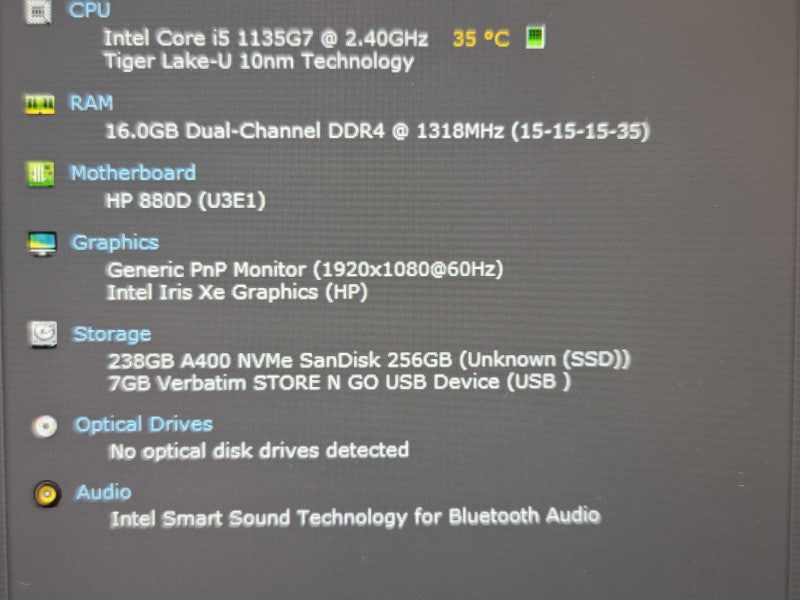 HP EliteBook 840 G8 i5 1135G7 16GB DDR4 256GB SSD  β Lap200