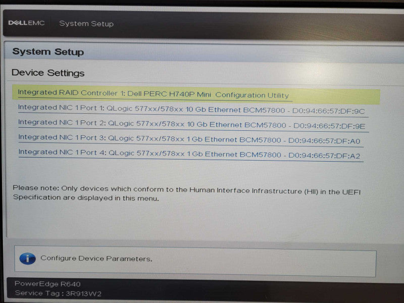 Dell PE R640 1U 2.5" | 2x Xeon Gold 6152 | 32GB DDR4 | No HDD | H740P Mini !