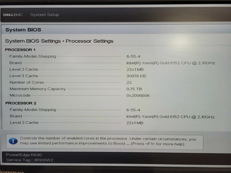 Dell PE R640 1U 2.5" | 2x Xeon Gold 6152 | 32GB DDR4 | No HDD | H740P Mini !