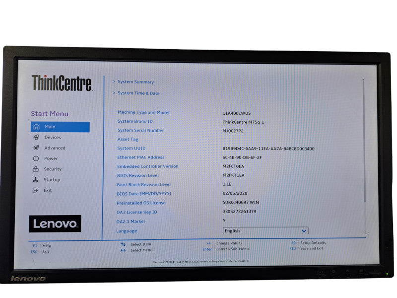 Lenovo ThinkCentre M75q-1 Ryzen 5 PRO 3400GE @3.30GHz, 16GB DDR4, 256GB NVMe