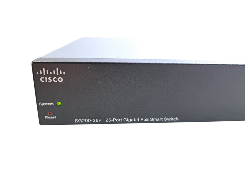 Cisco SG200-26P | 26-Port Gigabit PoE Smart Switch w/ 2x SFP
