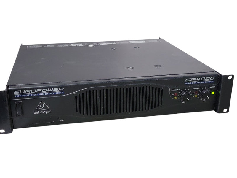 Behringer EP4000 Europower professional 2x2000 Watts Power Amplifier, READ _