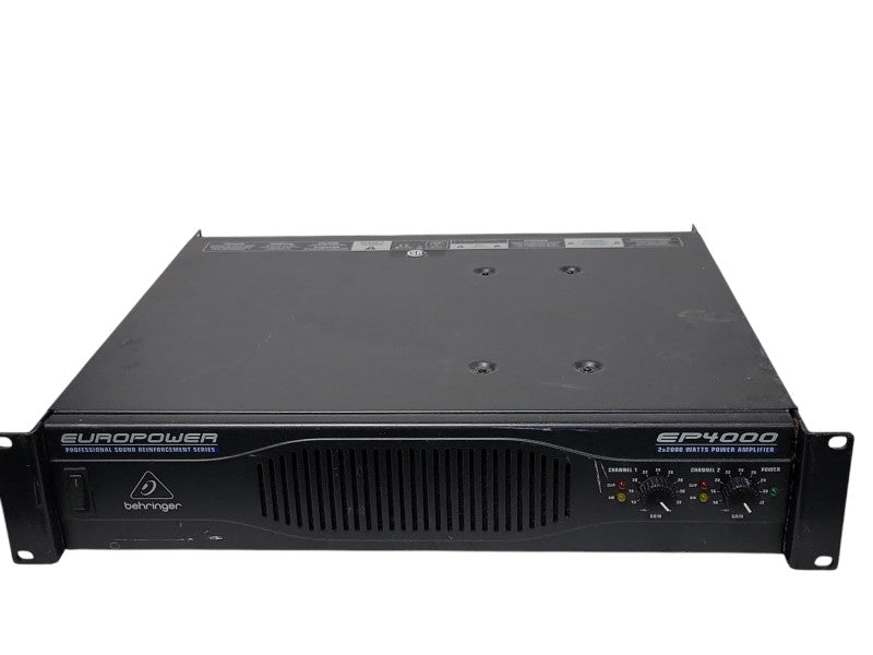 Behringer EP4000 Europower professional 2x2000 Watts Power Amplifier, READ _