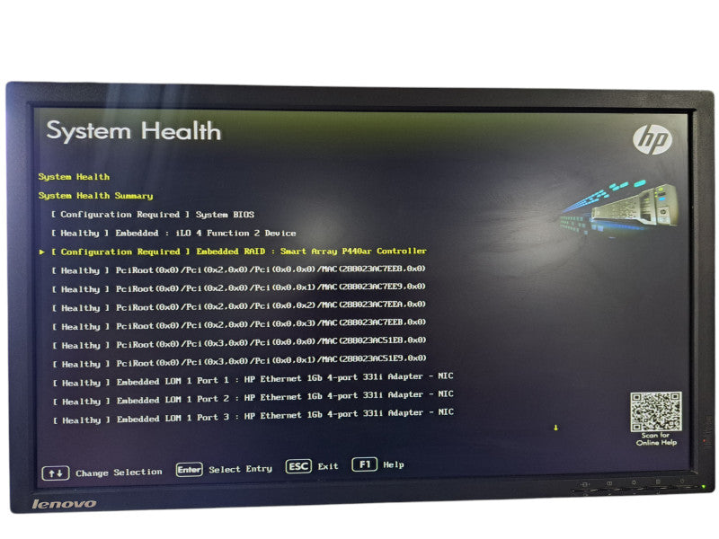 HP DL360 Gen9 1U Server 2x Xeon E5-2640 v3 @2.60GHz, 64GB DDR4, P440ar