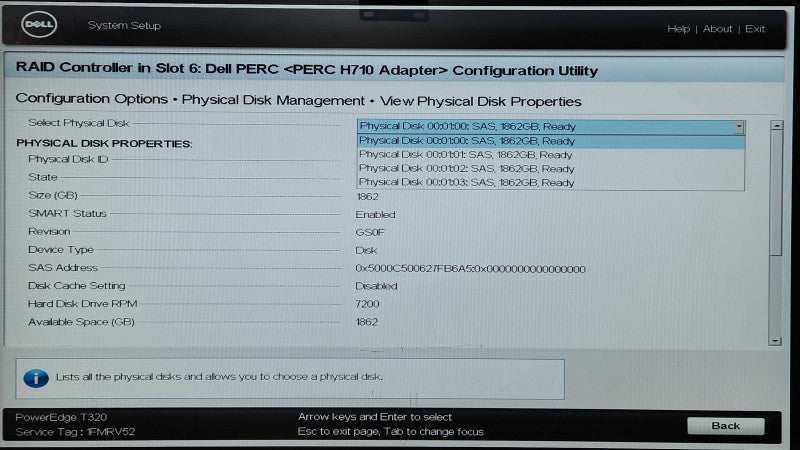 DELL PE T320 8x3.5", Xeon E5-2403 v2 1.80GHz, 64GB RAM, 4x 2TB SAS, H710
