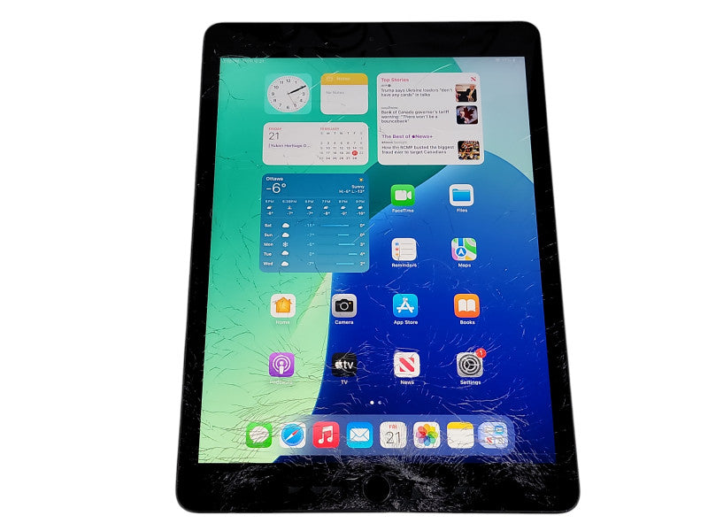 Apple iPad 7th Gen - 128GB - Space Gray [A2200 | Wifi + Cellular | Read] (