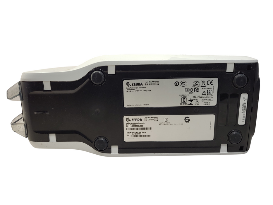 Zebra ZC100 LT Single Sided - ID Card Printer No AC/Ribbon $