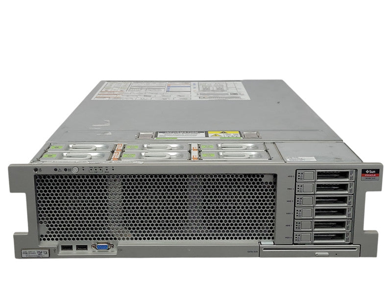 Sun Oracle T4-2 Server 2x SPARCT4 CPUs 256GB RAM 6x 1TB HDD 2x PSU _