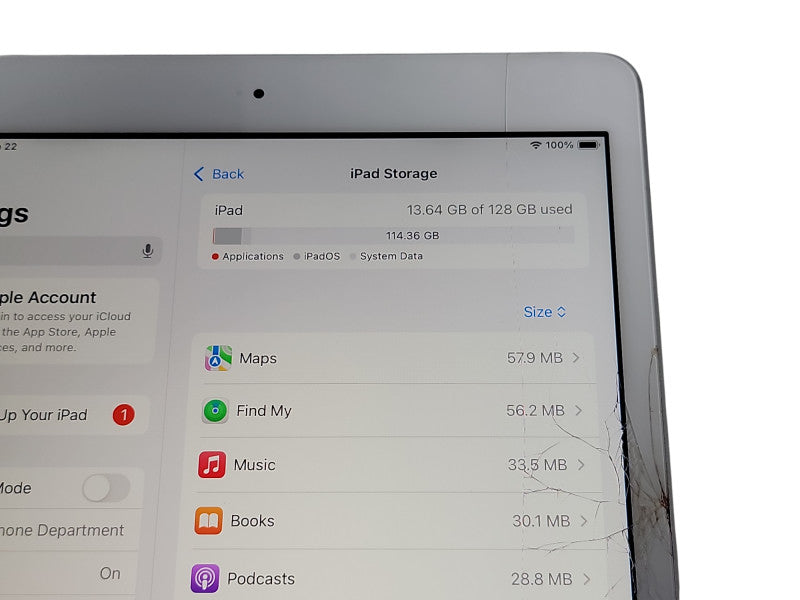 Apple iPad 7th Gen - 128GB - Silver [A2197 | Read] (