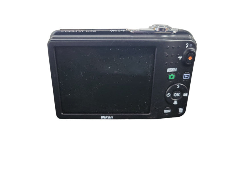 Nikon Coolpix L32 20.1 MP Digital Camera - Black  !