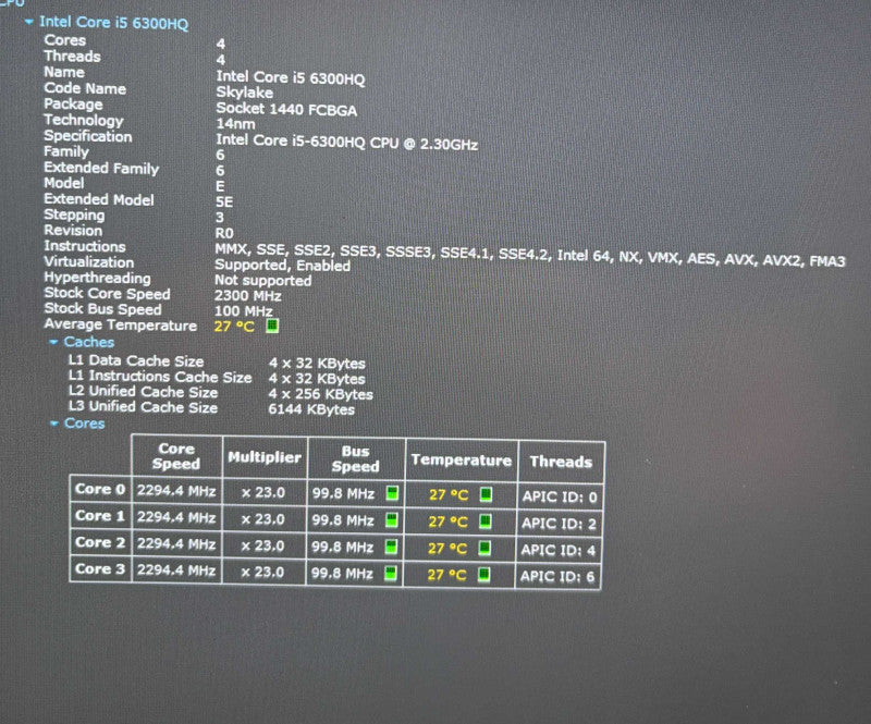 Dell XPS 15 9550 i5-6300HQ GeForce GTX960M 2GB GPU 16GB RAM 256GB SSD READ!  Lap200