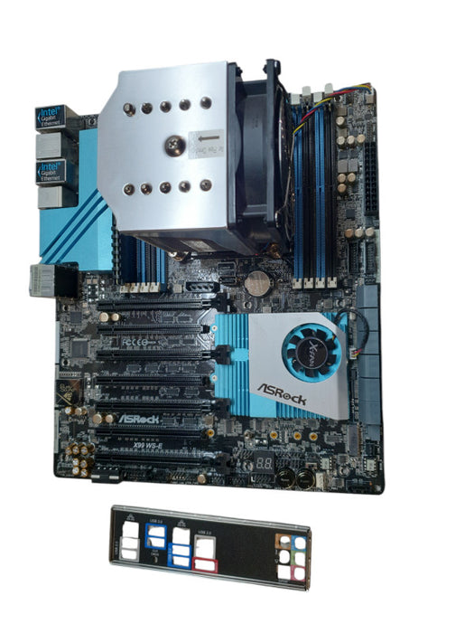 ASROCK X99 WS-E LGA 2011-3, i7-5820K @ 3.3GHz, 16GB DDR4, w/ I/O