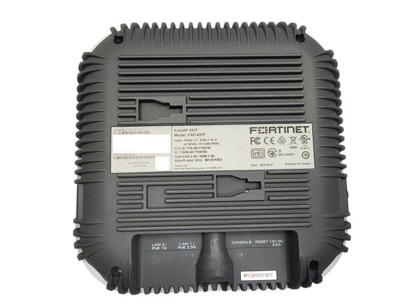 Fortinet FAP-431F-A FortiAP 431F 2.5GE Tri-Band Radio Wireless Access Point Q$