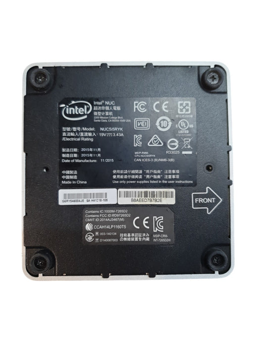 Intel NUC Mini PC NUC5i5RYK i5-5250U 1.6GHz 8GB RAM - No HDD