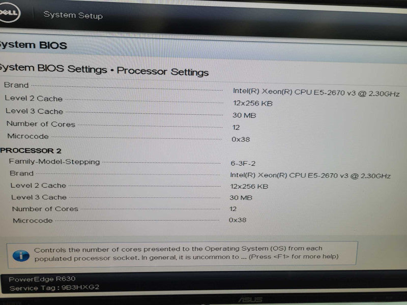 Dell PE R630 2x Xeon E5-2670 v3 64GB DDR4 PERC H730 Mini 2x750W PSU(READ) %