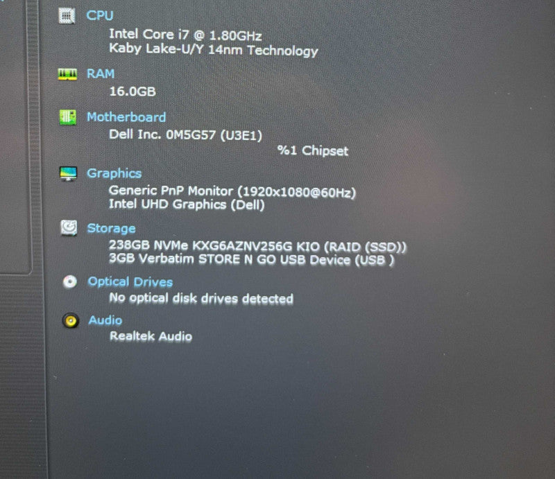 Dell Latitude 7410 i7-10610U@1.8GHz 16GB DDR4 RAM 256GB SSD  Lap200
