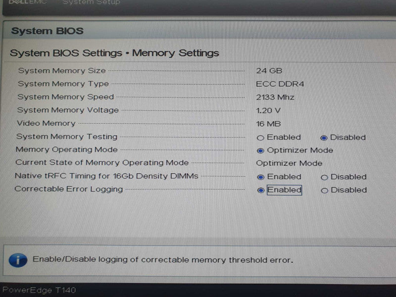 Dell PowerEdge T140 Xeon E-2226G 3.4GHz 24GB RAM BOSS-S1 RAID - No HDD