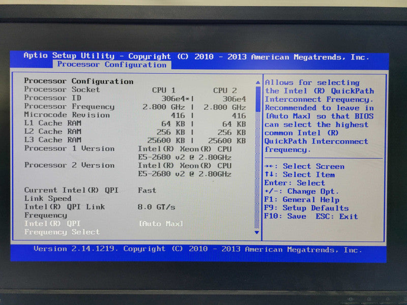 Cisco Firepower FP8370 V01 - x2 Xeon E5-2680 v2, 128GB RAM Δ