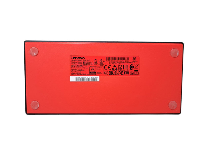 Lenovo ThinkPad USB-C Dock Gen 2 LDC-G2 w/ 90W Power Adapter