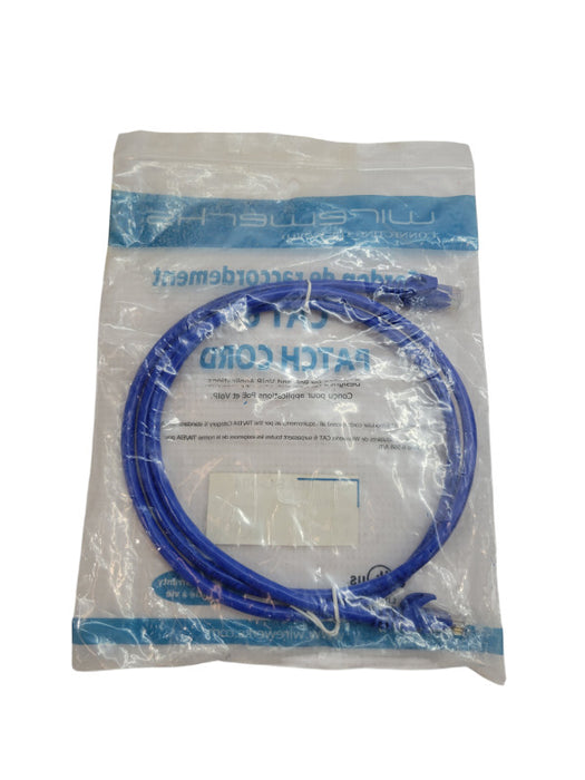 WIREWERKS CAT-06ABL-004 COPPER CAT6 PATCH CORD BLUE 4 FEET Q%