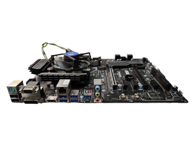 MSI B250 PC MATE with i5-7500 CPU 3.40GHz, No I/O Shield
