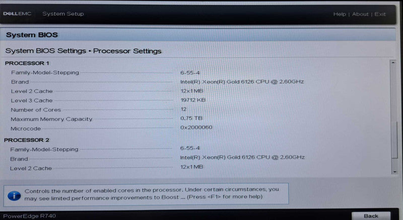 Dell R740 2U Server 8x 2.5"| 2x Xeon Gold 6126 @2.60GHz, 64GB DDR4, H730P