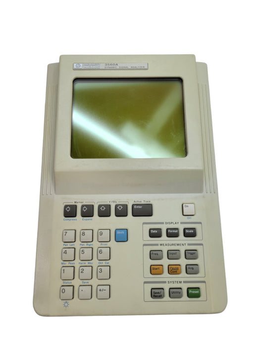 HP 3560A Handheld FFT Vibration Acoustic Spectrum Dynamic Analyzer ~DC  %