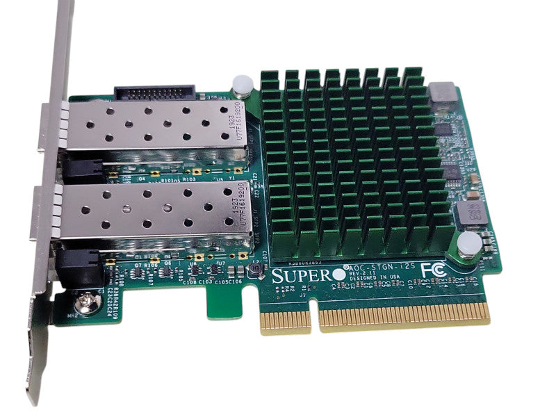 SuperMicro AOC-STGN-I2S 2-Port 10G SFP+ Network Adapter Card FH bracket _