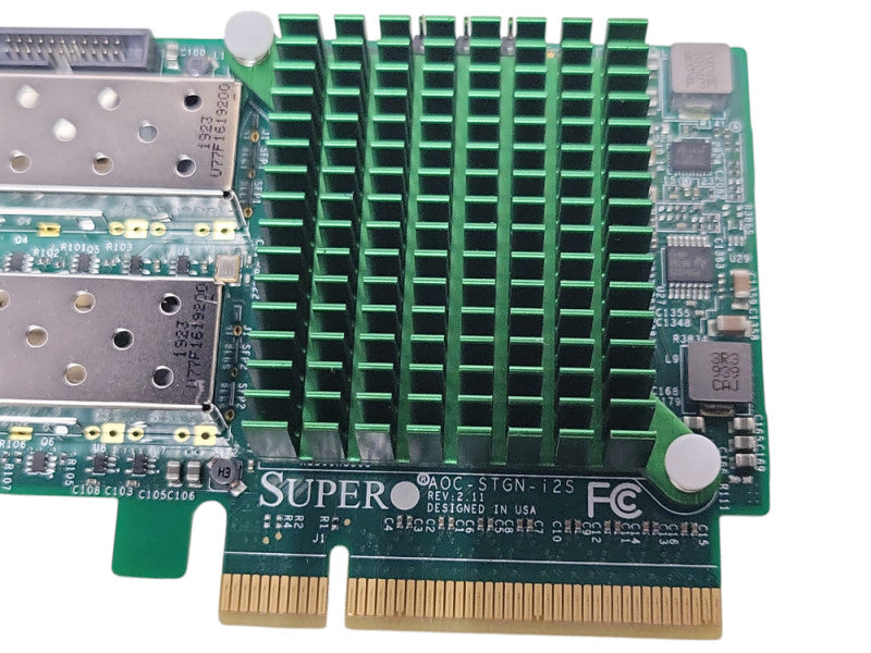 SuperMicro AOC-STGN-I2S 2-Port 10G SFP+ Network Adapter Card FH bracket _