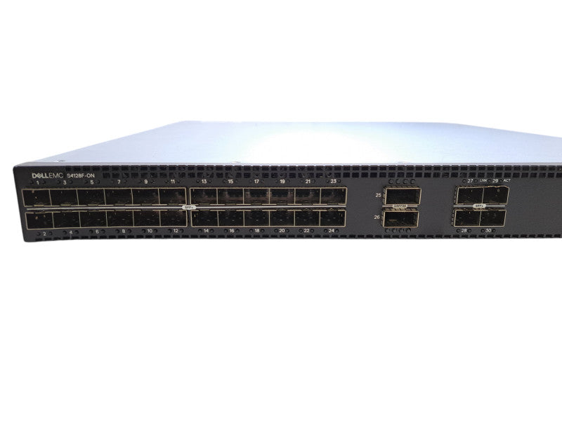 Dell EMC S4128F-ON | 28-Port 10G SFP+, 2x 100G QSFP28 Switch w/ 2x PSU