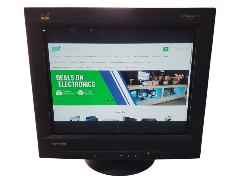 ViewSonic 22" P225F Pro VGA BNC CRT Monitor $