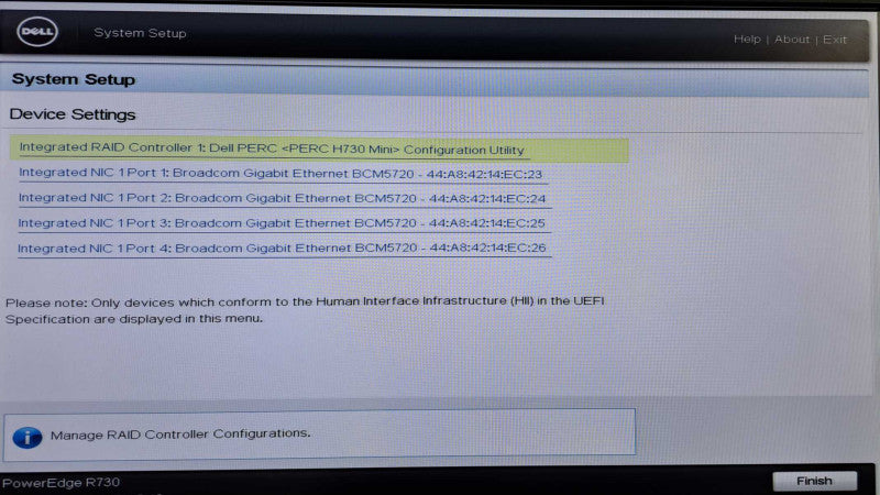 Dell R730 2U 16x 2.5" | 2x Xeon E5-2650 v3 @2.30GHz, 64GB DDR4, H730 Mini