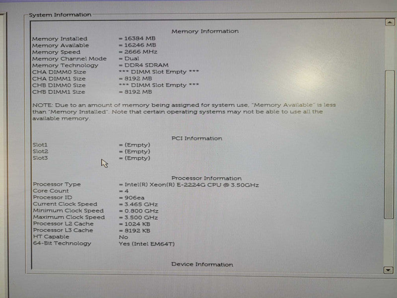 Dell Precision 3930 Rack | Xeon E-2224G, 16GB Ram, 256GB NVMe !