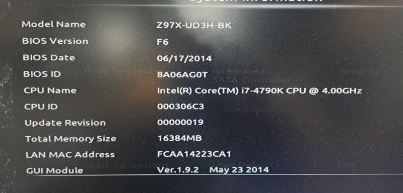 Custom PC Tower Gigabyte GA-Z97X-UD3H-BK | i7-4790K CPU| 16GB RAM| No HD | READ