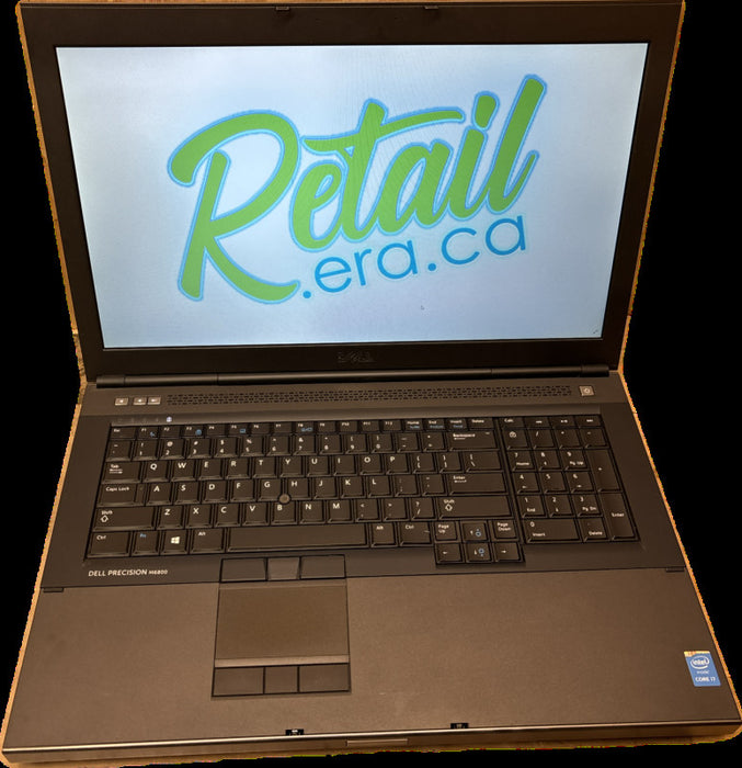 Dell Precision M6800 i7-4810MQ QUADRO K2200M 2GB GPU 16GB RAM 256SSD READ!  Lap200