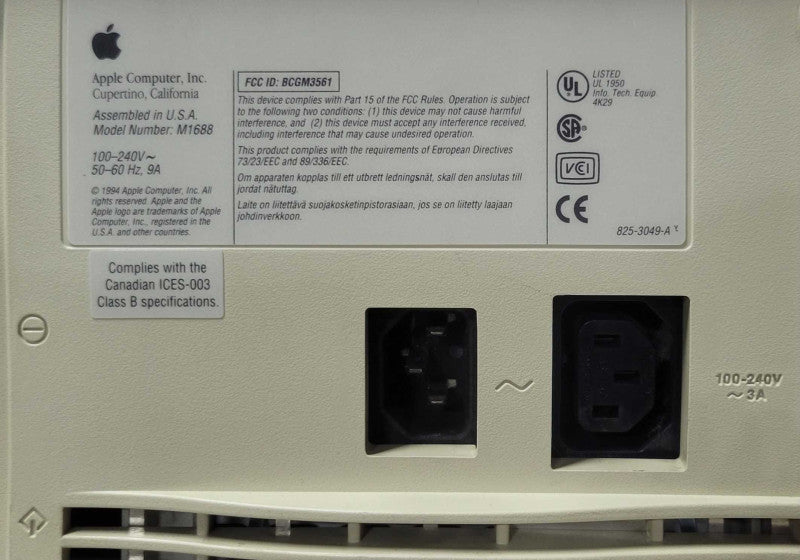 apple powerpc power macintosh 8100/110 M1688, READ _