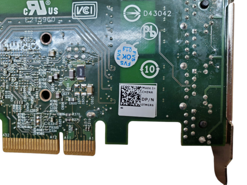 Dell TMGR6 Broadcom 5719 Quad Port 1Gb Ethernet Gigabit PCIe Network Card